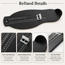1pc Multi-Color Shoe Size Measuring Ruler, Suitable For Men, Women, Adults And Children, Provides Accurate Measurement, Easily Measure Foot Length At Home - One Size Fits All - View 5