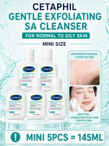 Cetaphil 水楊酸溫和潔面凝膠 29ml 試用裝，3/5件，溫和去角質潔淨，減少瑕疵，平衡油脂分泌，適合油性與敏感肌膚 - 水楊酸嫩膚溫和潔面啫咖哩 - 查看 12