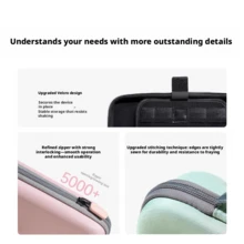 UGREEN Switch 2 Carrying Case, NS2 Game Console Protective Case, Multi-Functional Portable Storage Bag For Game Handheld Consoles, Shockproof And Pressure-Resistant Shell, Black, Pink And Green Gradient. - View 9