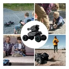 RC Tank With Bullet Launcher, Gift For Kids Car - 黑色 - 查看 3