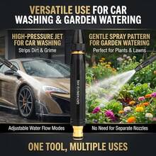 High Pressure Washer Nozzle Direct Spray Gun With 3 Spray Modes, Adjustable Heavy Duty Water Pressure Cleaning Nozzle With High Pressure Water Gun, Suitable For Car, Bicycle, Window Cleaning - View 10