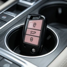 Car Key Shell With Keychain, Suitable For Golf 7, Tiguan, SEAT Ateca, Leon, Ibiza, And Other Models, Can Be Used As Keychain, Key Shell Accessory, Gift, Souvenir, Car Accessory, Bag Pendant, Backpack Decoration, Cute Gothic Y2K Style Suitable For School, Students, Etc. - Multicolor - View 25