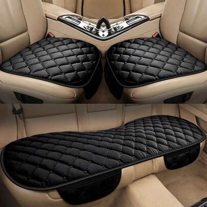 Easypie Selection Car Seat Covers,Universal Car Seat Cushion Set - Fluffy And Comfy, Premium Quality Fabric, All-Season Warmth, Enhances Driving Comfort, Fits Most Car Models, Easy Installation, Machine Washable, Versatile Design, Adds Style To Your Vehicle Interior
