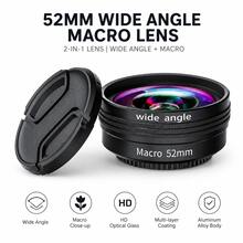 廣角微距鏡頭 52mm/58mm 通用轉接鏡 專業光學玻璃相機近拍鏡，適用於 52mm/58mm 接環相機 - 查看 2