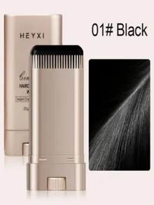 HEYXI 1件裝 3色染髮棒 緊急染髮梳 染髮膏 髮色遮瑕棒 防水抗汗持久髮根補色棒 易清潔旋轉設計 快速遮蓋白髮 適合成年男女的理想禮物 染髮工具 補色棒 染髮 染髮膏 髮際線填補 - 彩色 - 查看 12