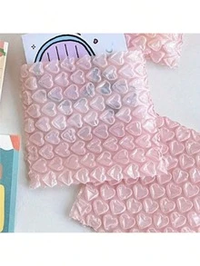 20 paquetes de bolsas de burbujas con forma de corazón, antiestáticas, a prueba de golpes, anti-caídas, se pueden usar como bolsas de envío, bolsas de almacenamiento, bolsas de envoltura de regalo, tarjetas autoadhesivas y sobres de regalo, así como embalaje de papelería, adecuado para Navidad, aniversario, cumpleaños, compromiso, Día de San Valentín y otras ocasiones - Ver 3