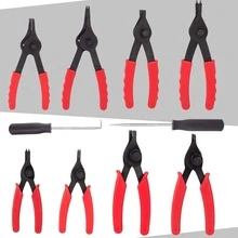 11pcs Snap Ring Pliers Set/Multi-Function Expansion Ring Clamp Pliers/Retaining Ring/Internal Circlip/External Circlip/Dual-Use Pliers Tool Set - Pliers Tool Kit - View 2