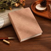 A6 Leather Notebook - 400 Pages Soft Cover Diary, Portable Thick Blank Notebook, Foil Stamped Thick Notebook Suitable For Students And Office Use. Ideal For Writing, Travel And Daily Records. School Supplies - A6 blank - View 11