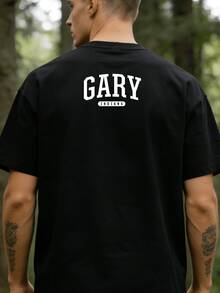 Camiseta estilo deportivo retro de Gary, Indiana, una excelente opción para uso casual en el verano de 2024, camiseta divertida con temática navideña, camiseta estampada para hombre, camiset - Negro - Ver 6