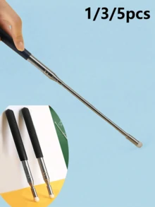 1/3/5/10pcs Retractable Portable Teacher Pointer, Office Classroom Presentation Pen, Blackboard Teaching Stick, Classroom Baton, Back To School - One Size - View 12