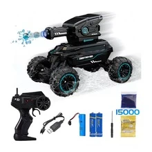 RC Tank With Bullet Launcher, Gift For Kids Car - 黑色 - 查看 1
