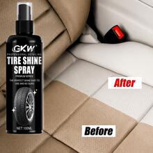 GKW Tire Gloss Spray - Long-Lasting Shiny Black Gloss, UV Resistant And Weatherproof, Instant Brightening And Renewal Effect, Formula Suitable For All Vehicles - Suitable For Car, Truck, Motorcycle, SUV, Bicycle Tire And Wheel Maintenance Spray - Repair And Protect Tires, Easy-To-Use Nozzle Suitable For Professional And DIY Use, Vehicle Grooming, Glossy Effect, Protective Coating, Professional Car Detailer Use - 100ml - View 4