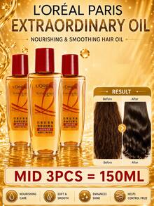 L’Oreal Paris L'Oreal Paris Extraordinary 護髮油 50ml*3入，滋養柔順、修復受損髮質、恢復秀髮光澤與柔軟，適合所有髮質 - 奇煥發髮精油50ml - 查看 4