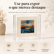 Acrylic Frame To Preserve Memories (Transparent) - White - View 5