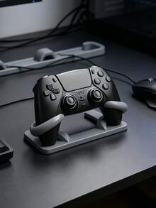 P S 5/P S 4/Xboxss Controller Stand With Corner Design | Sharp Angle Artistic Design, Stable Non-Slip Base, Compatible With DualSense Controller | Desktop/Display Stand Storage, Essential Accessory For Gaming Live Stream/Player Collection - Acute Angle Artistic Design - View 4
