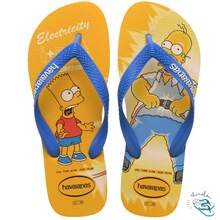 Havaianas Simpsons Casual Men's Original Flip-Flops - 黃卡哈 - 查看 1