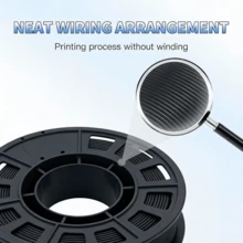 PLA Basic1.75mm 3D Printer Consumables, Size Accuracy+/-0.02mm 3D Printing Consumables, 255g (0.56lb) Spool, Neat And Unobstructed Wiring, Most Suitable For Beginners, Suitable For Most FDM 3D Printers - View 3
