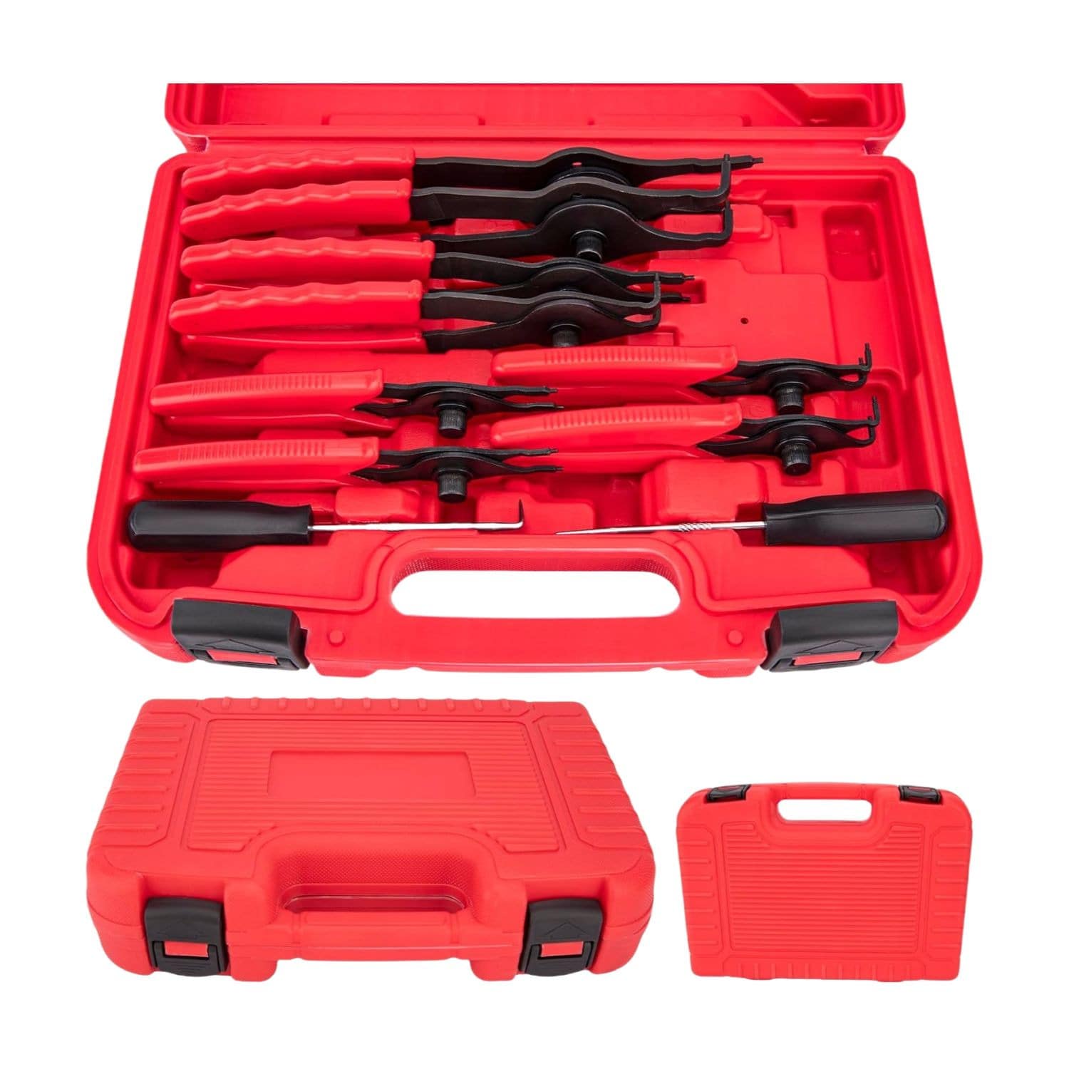 11pcs Snap Ring Pliers Set/Multi-Function Expansion Ring Clamp Pliers/Retaining Ring/Internal Circlip/External Circlip/Dual-Use Pliers Tool Set - Pliers Tool Kit - View 1