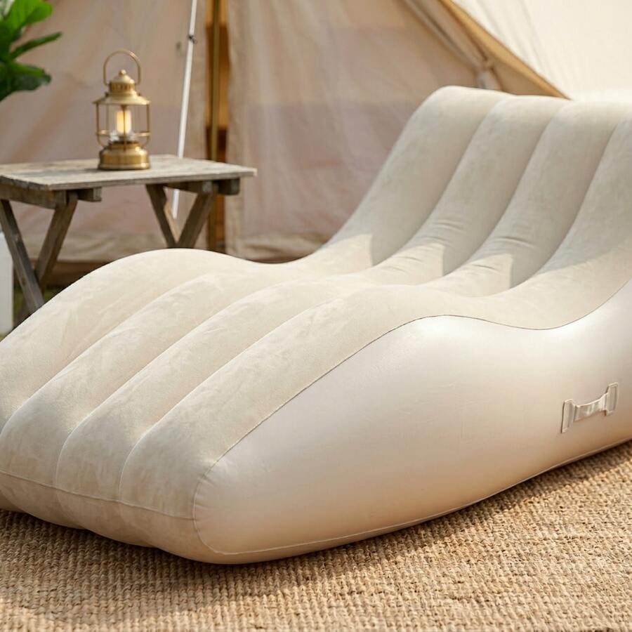 Upgraded Outdoor Inflatable Bed, Inflatable Sofa, Thickened PVC Material, Multiple Styles To Choose From, Suitable For Indoor, Outdoor, Living Room, Balcony, Garden, Movie Party And Other Scenes, It Is The Preferred Gift For Holidays. - Multicolor - View 1