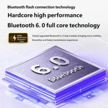 Monster Q13 Bluetooth Earphone Clip-on Bone Conduction Sports Music Game Earpods with Directional Sound Transmission HD Audio Long Standby Touch Control Wireless Headphones Original MonsterQ13 - 查看 4