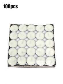1pc/50pcs/100pcs [母親節創意蠟燭架] 50pcs/盒 2小時持續燃燒蠟燭，母親節求婚、告白、生日創意DIY心形蠟燭、蠟燭架、茶蠟、婚禮裝飾、飯店裝飾、拍照道具、浴室配件、浴室裝飾 - 彩色 - 查看 25