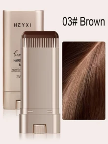 HEYXI 1件裝 3色染髮棒 緊急染髮梳 染髮膏 髮色遮瑕棒 防水抗汗持久髮根補色棒 易清潔旋轉設計 快速遮蓋白髮 適合成年男女的理想禮物 染髮工具 補色棒 染髮 染髮膏 髮際線填補 - 彩色 - 查看 13
