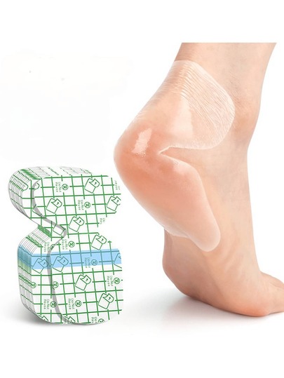 30pcs Invisible Moisturizing Heel Patches, Breathable Comfortable Repair Cracked Heels, Sensitive Skin Foot Care (Random Style)