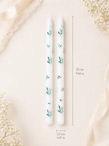 2 buah Lilin Taper Motif Bunga Eropa, Set Lilin Dekoratif Tangkai Panjang, Cocok untuk Dekorasi Pernikahan, Dekorasi Meja Pernikahan, Makan Malam Romantis, Dekorasi Rumah, Dekorasi Kamar, Hiasan Tengah Meja, Hadiah untuk Wanita - Berbagai gaya - View 14