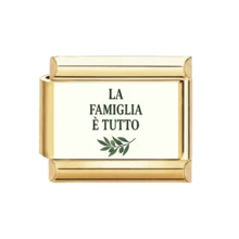 1pc Gold Tone Italian Style Graduation & Inspirational Quote Printed Pendant, English-Italian Bilingual Slogan DIY Jewelry Accessory, Suitable For Graduation Gift - Graduation Season Printing Module - View 9