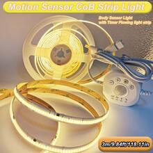 LQHZMYY Human Body Sensor COB Light Strip Flowing Sensor LED Light Bar, USB Powered Flexible Light Strip, Wall-Mounted Design, Warm White/White Light Adjustable Delay, Cuttable, Multi-Functional Suitable For Stairs, Bedroom, Living Room, Cabinet, Entertainment Space - Sensor-activated Water Flow - View 10