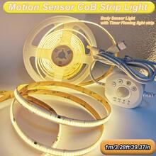 LQHZMYY Human Body Sensor COB Light Strip Flowing Sensor LED Light Bar, USB Powered Flexible Light Strip, Wall-Mounted Design, Warm White/White Light Adjustable Delay, Cuttable, Multi-Functional Suitable For Stairs, Bedroom, Living Room, Cabinet, Entertainment Space - Sensor-activated Water Flow - View 12
