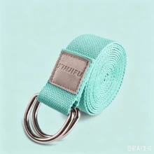 開肩背瑜珈伸展帶，腿部伸展帶，防駝背姿勢矯正帶，專業瑜珈健身配件 - D - 查看 8