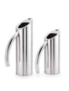 1Pc Stainless Steel Water Pitcher, Teapot And Beverage Server With Handle For Tea, Water, Juice, Kitchen, Restaurant And Home Dining - Silver - View 6