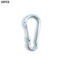 4/8/16/32pcs Gourd-Shaped Mini Spring Carabiner DIY Bag Key Chain Outdoor Multi-Function Hook Accessories - 3G Carabiner - View 14