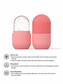 Silicone Facial & Eye Ice Roller-A Reusable Skincare Tool That Soothes And Cools To Revitalize The Skin; Features A Leak-Proof Design, Making It Perfect For At-Home Spa Treatments. - Multicolor - View 11