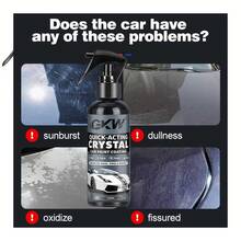 [Nano Ceramic Spray] 1pc Nano Ceramic Coating Spray Paint Protector And Gloss Enhancer, Waterproof, Easy To Apply, Long-Lasting Gloss 3.38OZ + 1pc Towel - 100ml - View 2