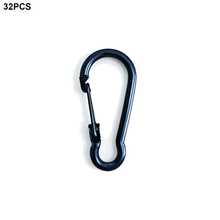 4/8/16/32pcs Gourd-Shaped Mini Spring Carabiner DIY Bag Key Chain Outdoor Multi-Function Hook Accessories - 3G Carabiner - View 15