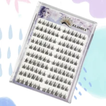 New 10-Pack Glue-Free Sunflower Cluster False Eyelashes, Soft Fairy-Style Natural Realistic Segmented Lashes, Suitable For Beginners, Princess Big Eye Daily Makeup - View 8