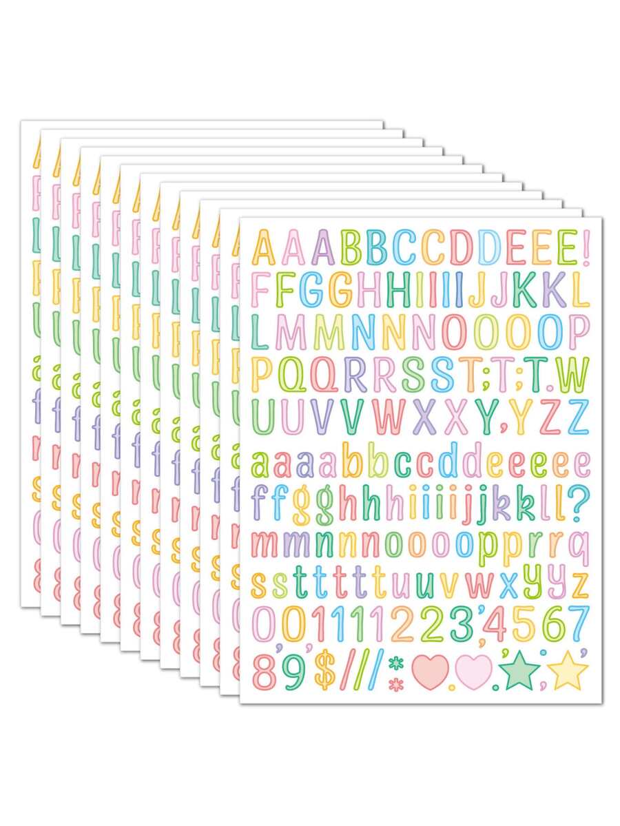 30 buah Stiker Huruf Tahan Air, Stiker Angka dan Huruf Dekoratif, Cocok untuk Scrapbooking, Dekorasi Pesta dan Liburan, Kartu Ucapan, Label Nomor Kotak Surat, Kerajinan dan Proyek Seni DIY, Stiker Tanda, Buku Catatan, Dekorasi Kelas
