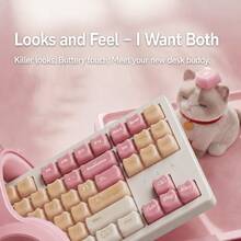 Meow-Ning Ragdoll Cat MAO Profile 149 Keys Glossy PC Material Candy Color Mechanical Keyboard Keycaps, Suitable For MAO Layout Mechanical Keyboards, Cute Gift Choice - View 3