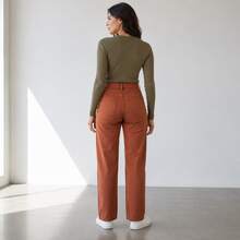 Wide Leg Feminine Lisa - Burnt Orange - View 3