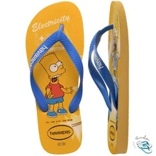 Havaianas Simpsons Casual Men's Original Flip-Flops - 黃卡哈 - 查看 2