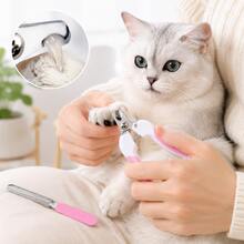 Tagliaunghie e rifinitore professionale per animali domestici con lima per unghie (2 confezioni), forbici per la toelettatura in acciaio inossidabile con protezione rapida per evitare il taglio eccessivo per cani e gatti di piccola, media e grande taglia - Visualizzare 2