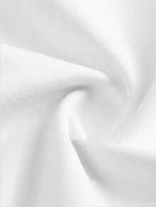 Camiseta Hombre Verano: Cuello Redondo Manga Corta Estampado Sencillo, Cómoda Transpirable, Ideal para Trabajo y Uso Diario, - Blanco - Ver 4