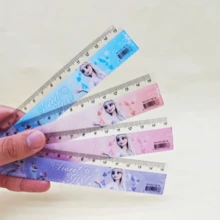 DOBBLE A Set Of 4 Disney Frozen Cute Cartoon Pattern Ruler Sets: 15cm / 5.91inch Acrylic Rulers With Various Designs, Perfect For School, Office, Drawing, Maths, Stationery, Small Gifts, And The New Semester. - A - View 4