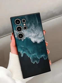 1 pieza Funda protectora premium azul marino profundo para teléfono, carcasa suave de TPU negro, resistente al desgaste, a prueba de golpes, protección de Body completo, compatible con Huawei Honor Galaxy A04e/A05s/A13/A14/A15/A34/A35/A50/A52/A53/A54/S21/S22/S23/S24/S25/S25Ultra/S25 FE/S26/S26PLUS/S26ULTRA/S26 EDGE/ 6A/7A/8A/ 12T/13T/14T [Versión internacional, no versión local] - Negro - Ver 3