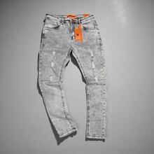 Men's Skinny Fitted Jeans With Elastane - Comfortable And Casual - JO-003 - 查看 9
