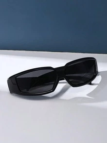 1 Pair Retro Y2K Style Men's Small Frame Plastic Glasses, Fashionable Streetwear, Suitable For Daily Wear - Multicolor - View 3