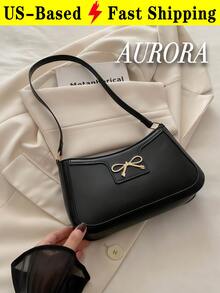 Elegant Bow - Decorated Underarm Shoulder Bag For Women, Chic & Versatile Style With Delicate Design, Cute And Practical Shoulder Bag,Crossbody Bag - 彩色 - 查看 1