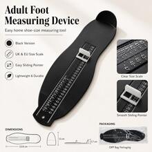 1pc Multi-Color Shoe Size Measuring Ruler, Suitable For Men, Women, Adults And Children, Provides Accurate Measurement, Easily Measure Foot Length At Home - One Size Fits All - View 1
